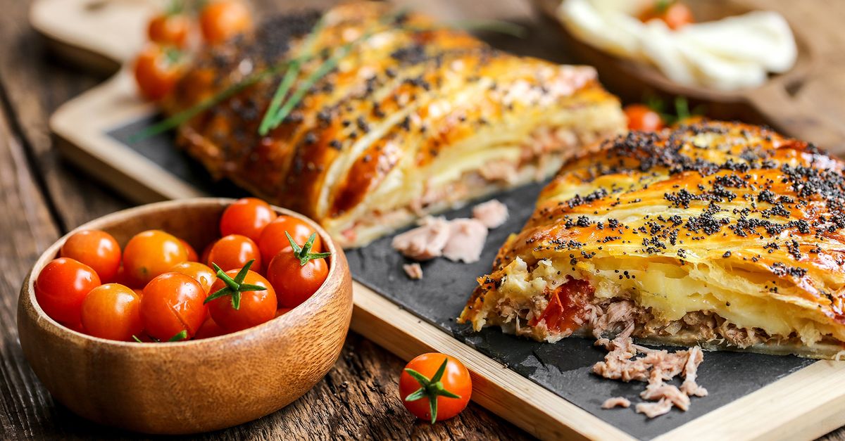 Thunfisch-Strudel mit Tomaten und Mozzarella - Pro Life Family